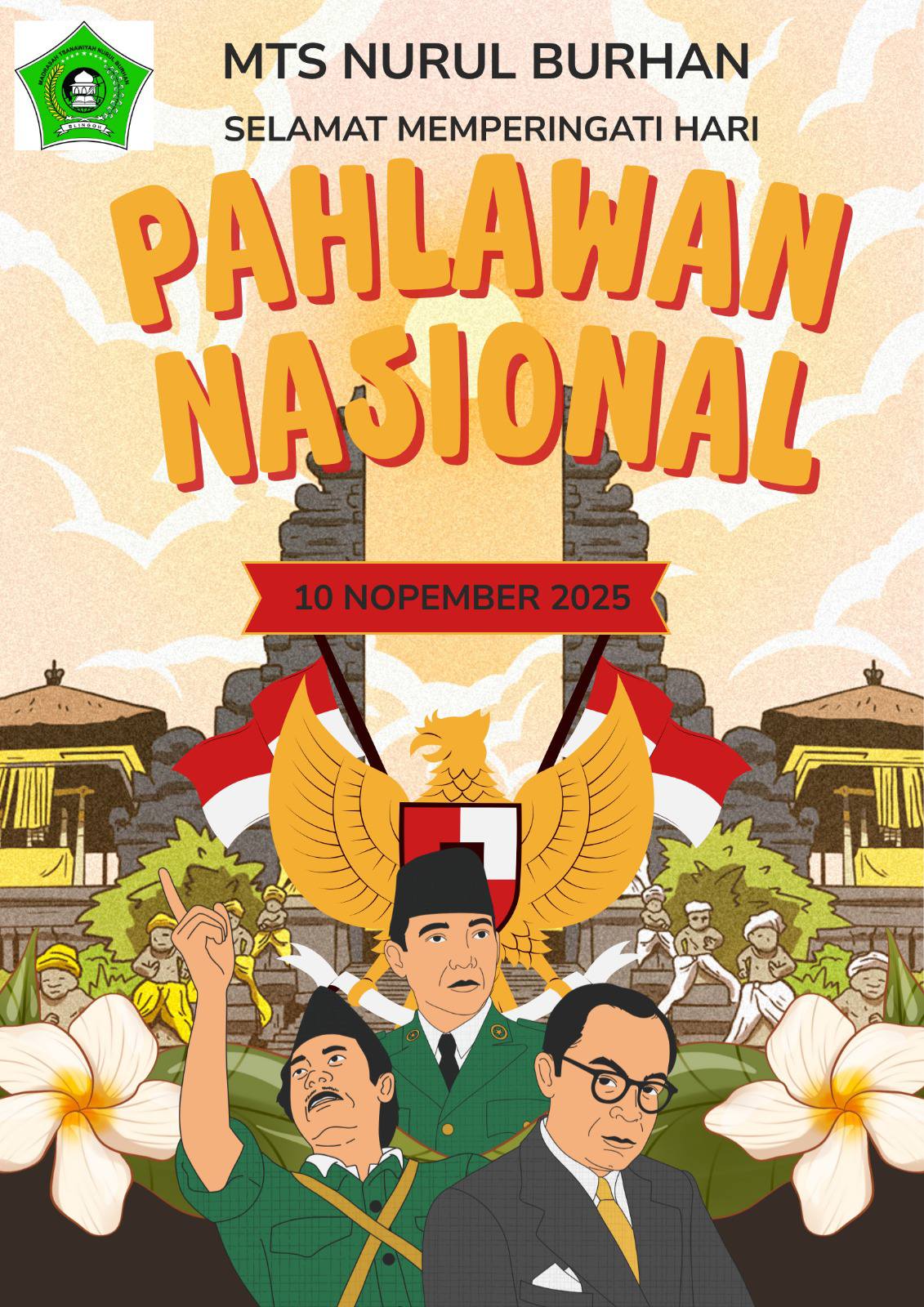 Poster Peringatan Hari Pahlawan Nasional 10 November