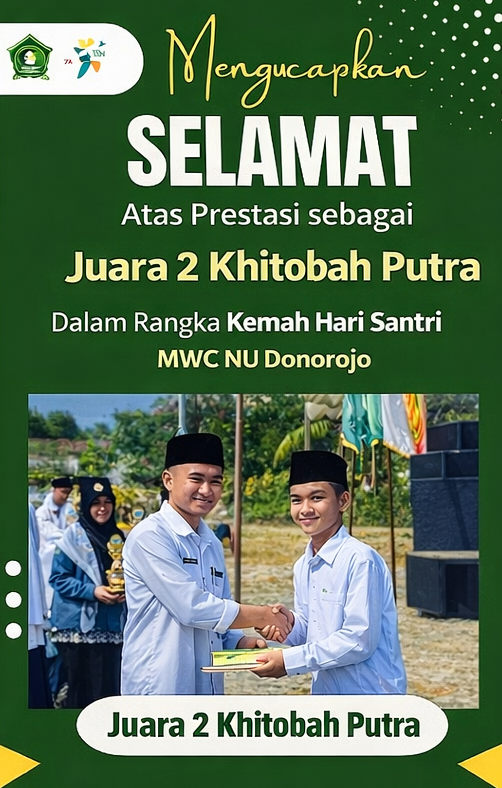 Juara 2 Khitobah Putra Kemah Hari Santri Nasional